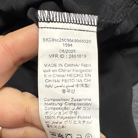 Black Sheer Butterfly Blouse 7XL - Picture 5 of 9